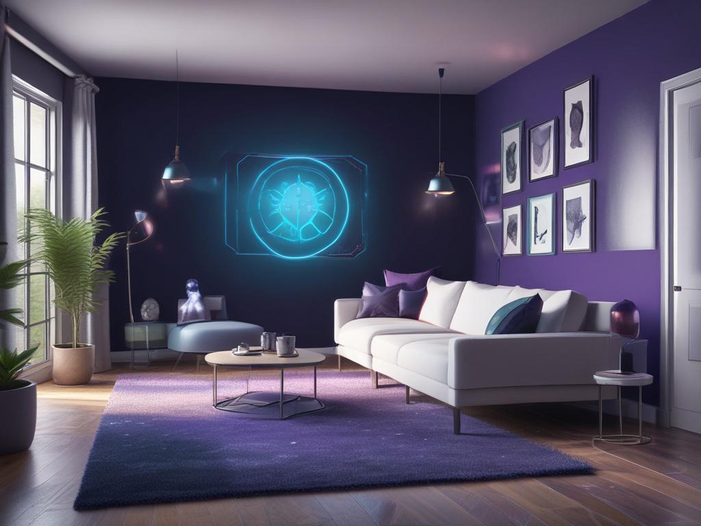 high resolution image of IoT devices in a smart home